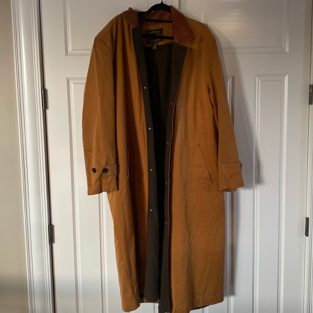 Orvis Trench Coat Signature Collection  Mens XL